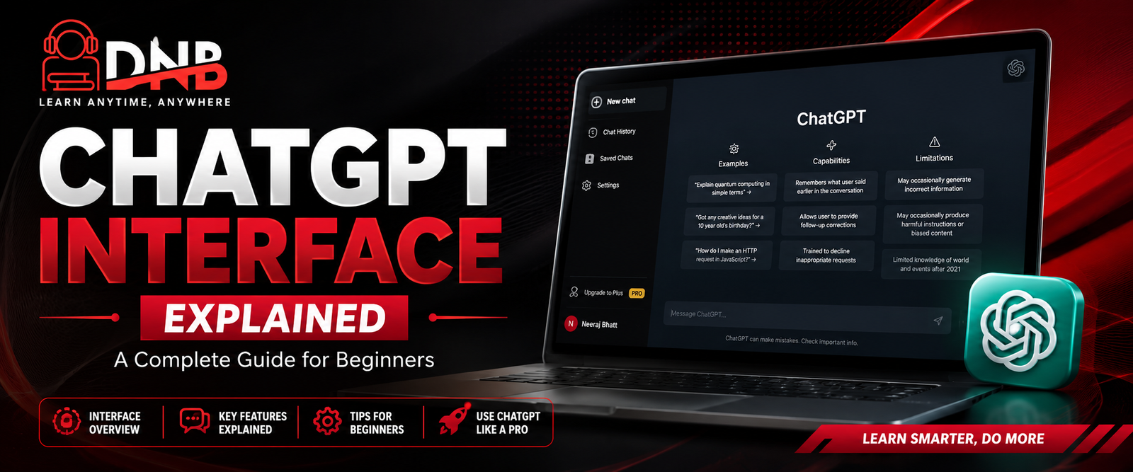 ChatGPT Interface Explained - Digital Neeraj DNB